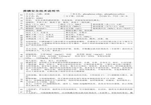 氯氣、黃磷、三氯化磷安全技術(shù)說明書docx