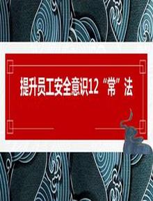 提升員工安全意識(shí)12“?！狈ǎ?7頁(yè)）pptx