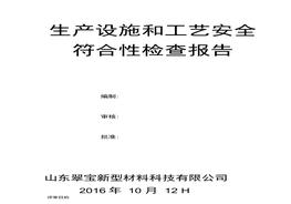 生產(chǎn)設(shè)施和工藝安全符合性檢查報(bào)告docx