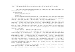 燃氣安全隱患排查治理情況總結匯報doc