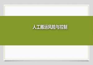 人工搬運風(fēng)險與控制pptx