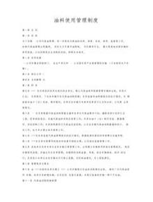 汽油柴油管理制度docx