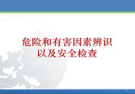危險和有害因素辨識 以及安全檢查pptx
