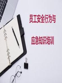 員工安全行為與應(yīng)急知識(shí)培訓(xùn)pptx