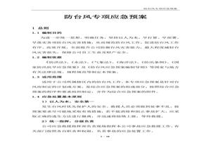 防臺風(fēng)專項預(yù)案doc