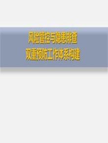  風(fēng)險(xiǎn)管控與隱患排查雙重預(yù)防工作體系構(gòu)建pptx