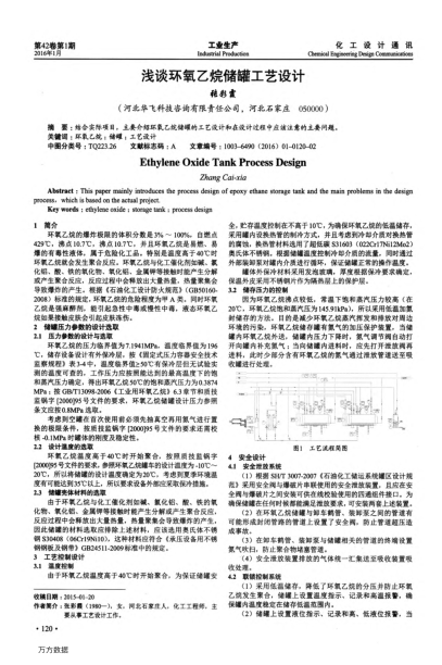 淺談環(huán)氧乙烷儲罐工藝設(shè)計