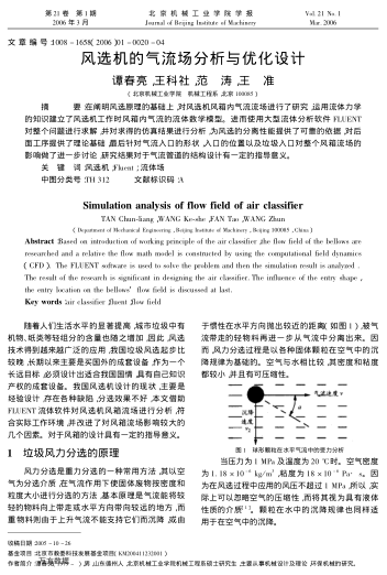 風(fēng)選機(jī)的氣流場(chǎng)分析與優(yōu)化設(shè)計(jì)