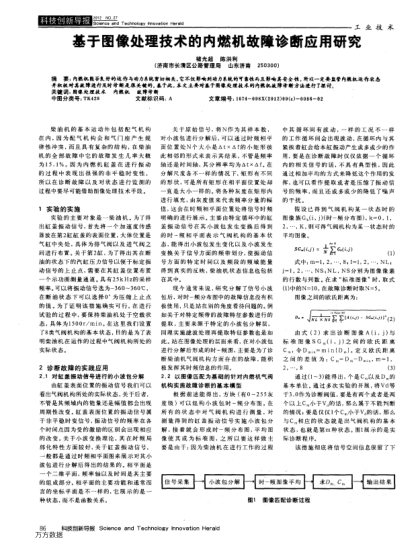 基于圖像處理技術(shù)的內(nèi)燃機(jī)故障診斷應(yīng)用研究