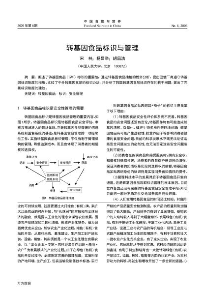 轉(zhuǎn)基因食品標(biāo)識(shí)與管理