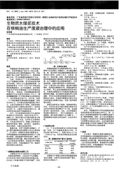 生物質(zhì)水煤漿技術(shù)在棕櫚油生產(chǎn)廢液治理中的應(yīng)用