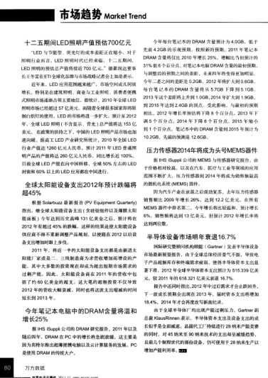 半導(dǎo)體設(shè)備市場明年衰退16．7％