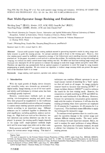 Fast Multi-Operator Image Resizing and Evaluation