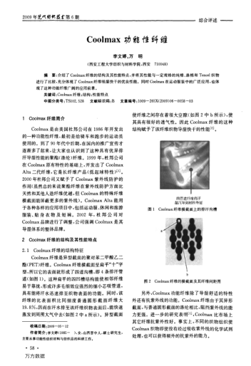 Coolmax功能性纖維