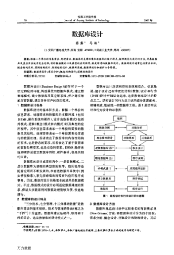 數(shù)據(jù)庫(kù)設(shè)計(jì)