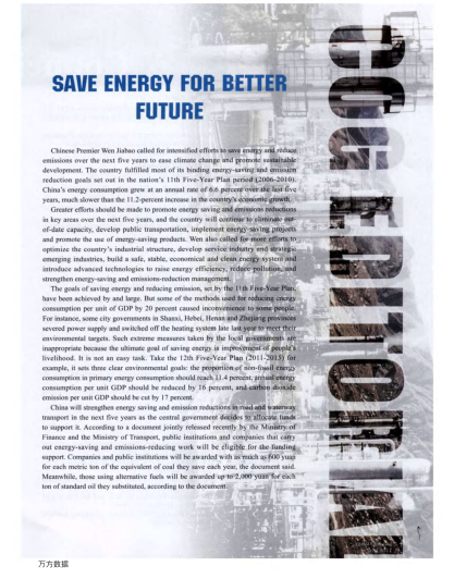 SAVE ENERGY FOR BETTER FUTURE
