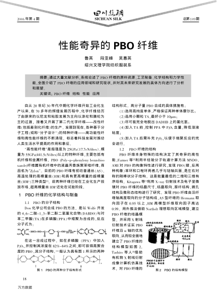 性能奇異的PBO纖維