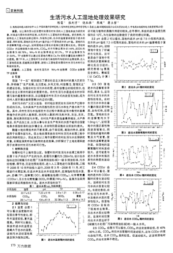 生活污水人工濕地處理效果研究