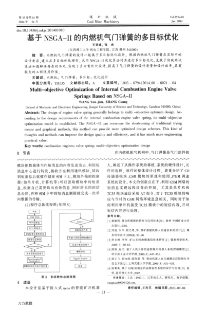 基于NSGA-Ⅱ的內(nèi)燃機(jī)氣門彈簧的多目標(biāo)優(yōu)化