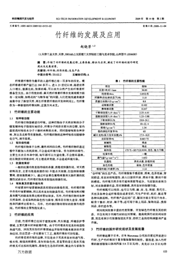 竹纖維的發(fā)展及應(yīng)用