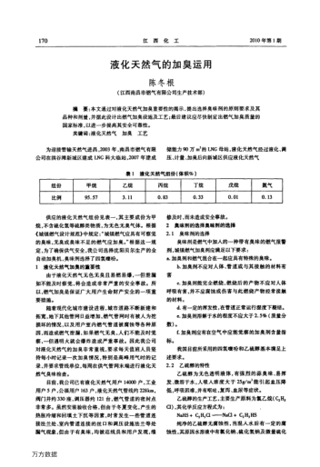 液化天然氣的加臭運(yùn)用