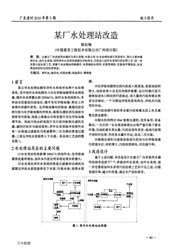 某廠水處理站改造