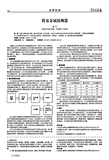 簡易金屬探測器