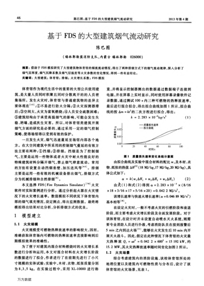 基于FDS的大型建筑煙氣流動研究