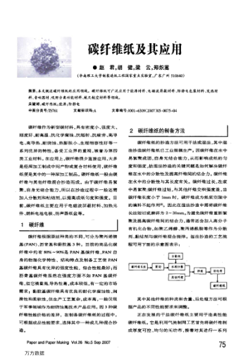 碳纖維紙及其應(yīng)用