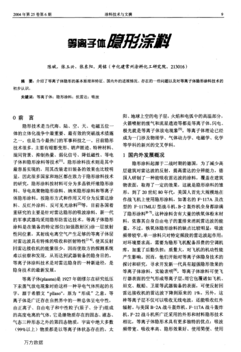 等離子體隱形涂料