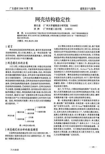 網(wǎng)殼結(jié)構(gòu)穩(wěn)定性