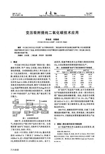 變壓吸附提純二氧化碳技術(shù)應(yīng)用