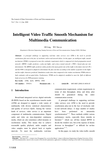 Intelligent Video Traffic Smooth Mechanism for Multimedia Communication