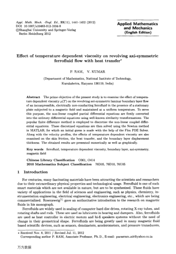 Effect of temperature dependent viscosity on revolving axi-symmetric ferrofluid flow with heat trans