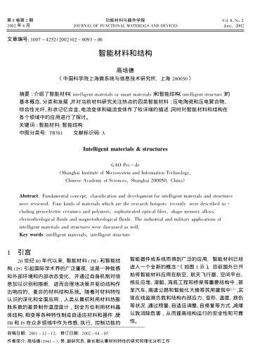 智能材料和結構