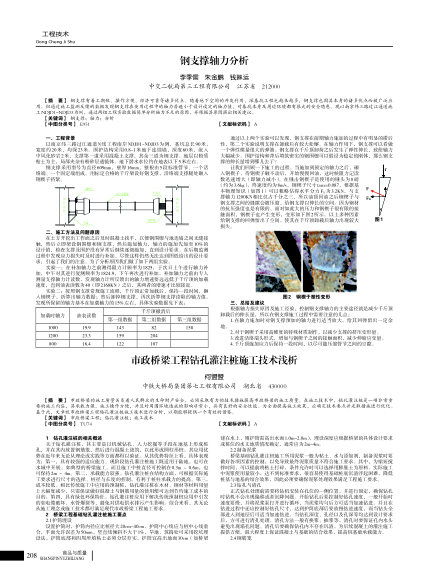 鋼支撐軸力分析