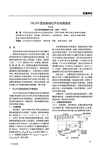 OIL510型全自動紅外分光測油儀