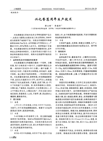 興化香蔥周年生產(chǎn)技術(shù)