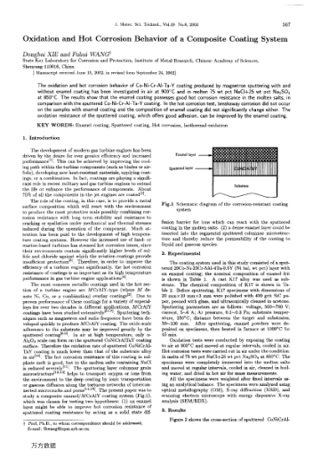 Oxidation and Hot Corrosion Behavior of a Composite Coating System