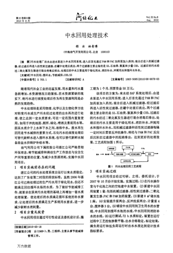 中水回用處理技術(shù)