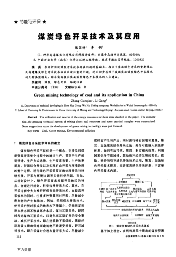 煤炭綠色開采技術(shù)及其應(yīng)用