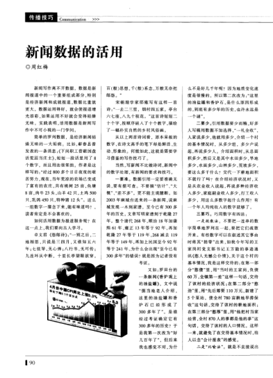 新聞數(shù)據(jù)的活用