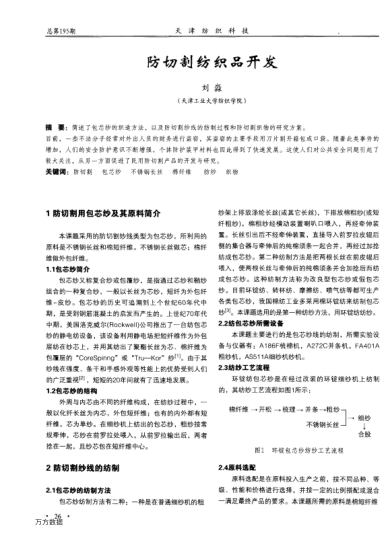 防切割紡織品開發(fā)