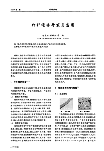 竹纖維的開(kāi)發(fā)與應(yīng)用