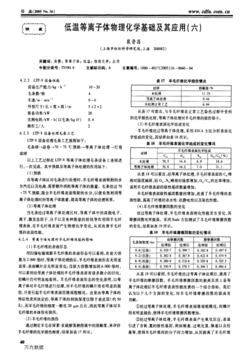 低溫等離子體物理化學基礎(chǔ)及其應用(六)