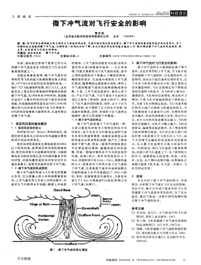 微下沖氣流對飛行安全的影響