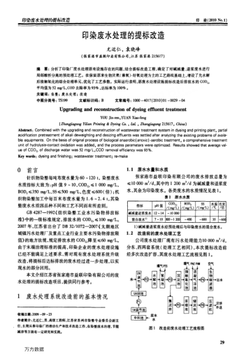 印染廢水處理的提標(biāo)改造