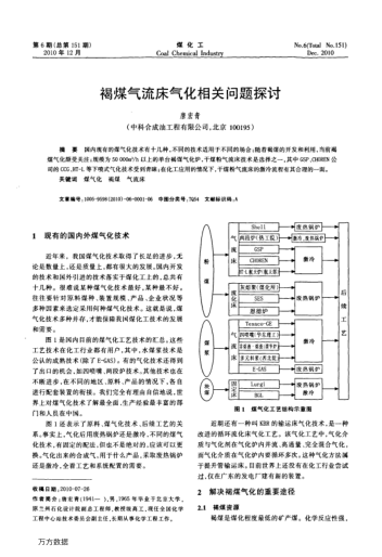 褐煤氣流床氣化相關問題探討
