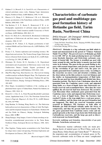 Characteristics of carbonate gas pool and multistage gas pool formation history of Hetianhe gas fiel