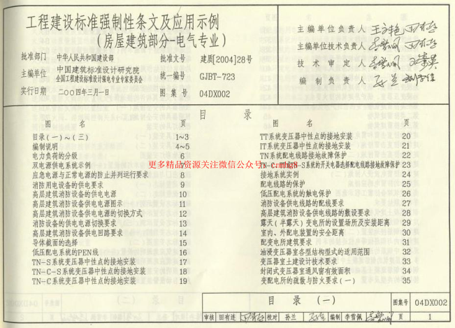 04DX002 工程建設(shè)標準強制性條文及應(yīng)用示例(房屋建筑部分-電氣專業(yè)).pdf